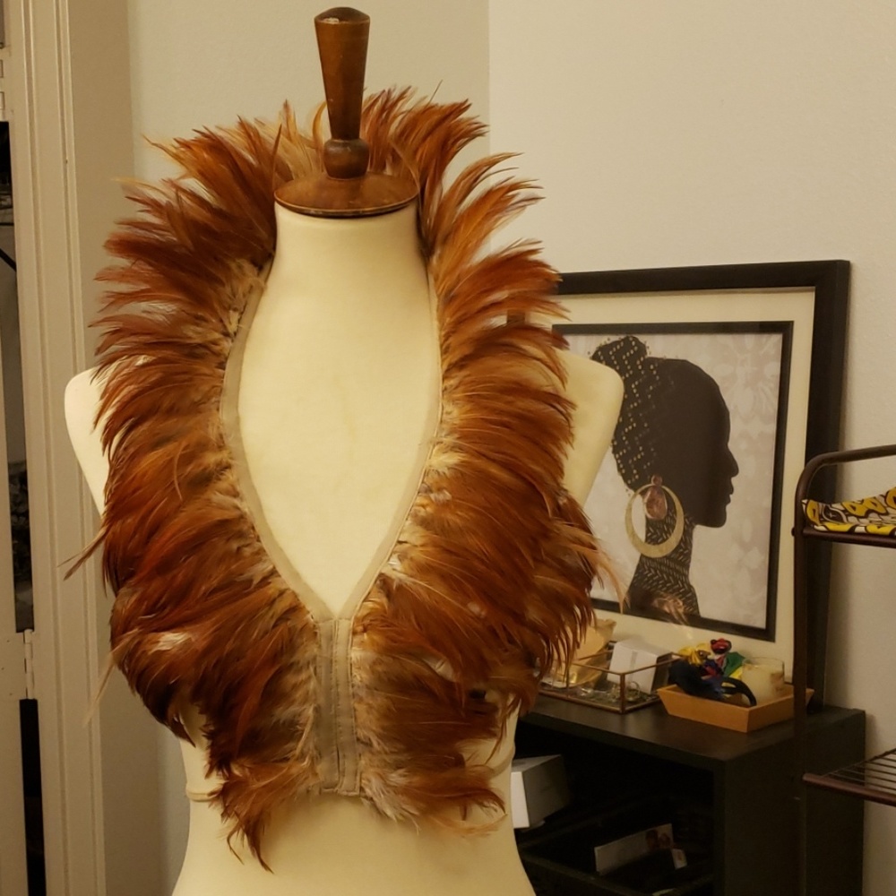 COPY - Feathered bikini top